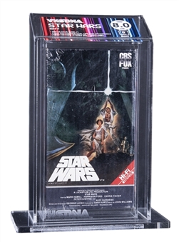 1984 "Star Wars" First Release With Gray Tape-Head Sealed VHS Tape - VHSDNA NM 8.0/B 